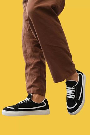 کفش کژوال مشکی مردانه پارچه ای shoecide - کد 856400400
