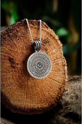 گردنبند نقره سفید زنانه 925 عیار Ebrar Silver - کد 895711102