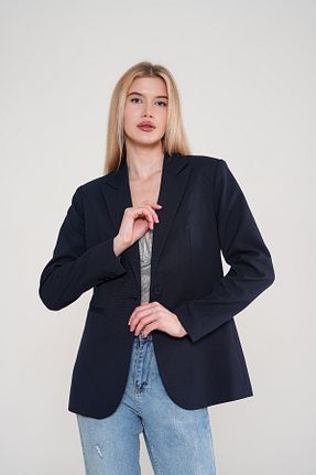 کت سرمه ای زنانه Blazer nisya - کد 895720832