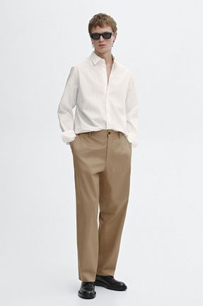پیراهن سفید مردانه رگولار Massimo Dutti - کد 895741086