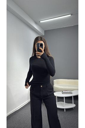 بادی مشکی زنانه یقه دوچرخه JOMOFU VINTAGE - کد 895720679