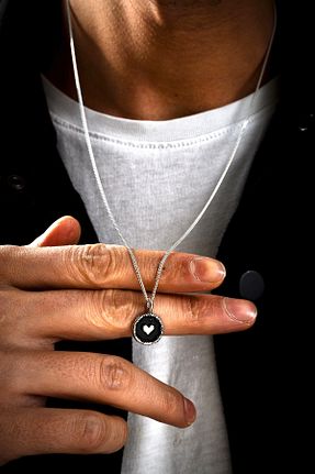 گردنبند نقره سفید زنانه 925 عیار Ebrar Silver - کد 895727012