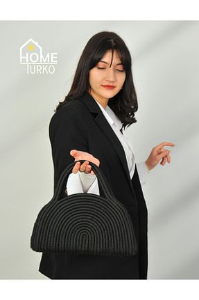 کیف دستی مشکی زنانه سایز متوسط HomeTurko - کد 895727212