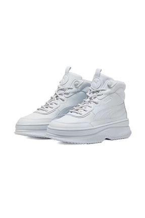 بوت / نیم بوت سفید زنانه پاشنه تخت Puma - کد 897144388