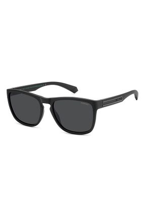 عینک آفتابی طوسی زنانه 57 Polaroid - کد 895784315