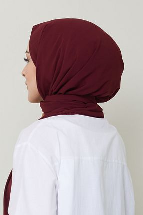 شال زرشکی زنانه Medine İpeği FATELLA - کد 895804967