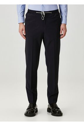 شلوار سرمه ای مردانه پاچه لوله تفنگی Corneliani - کد 897193205