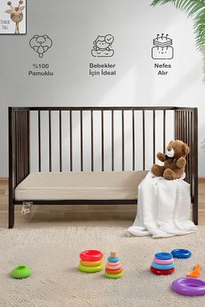 ملحفه کودک و نوزاد بژ پنبه ای Nuriye Kocakaplan - کد 767725413