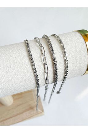 دستبند استیل (فولاد) رنگی استیل (فولاد) NevoAccessory - کد 895886117