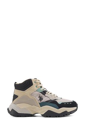 بوت / نیم بوت بژ مردانه پاشنه ضخیم U.S. Polo Assn. - کد 895875625