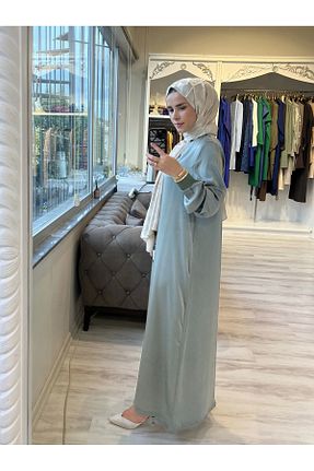 لباس حجاب سبز زنانه A-line Invee - کد 849438363