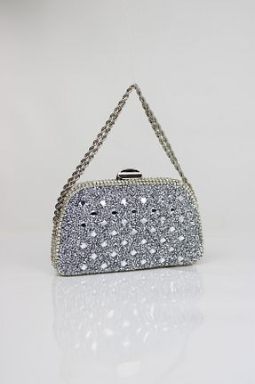 کیف مجلسی طوسی زنانه mossi - کد 895886863
