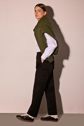 شلوار حجاب مشکی زنانه بافتنی Touche Prive - کد 895938898