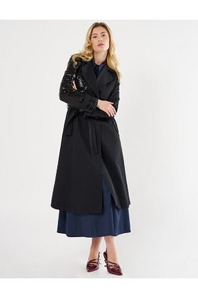 ترنچکت حجاب مشکی زنانه Kayra - کد 895978657