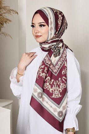 شال زرشکی زنانه AFVENTE - کد 890507018