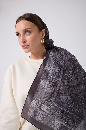 شال مشکی زنانه OKAY SCARFS - کد 896018326