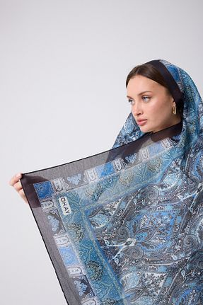 شال آبی زنانه OKAY SCARFS - کد 896018402
