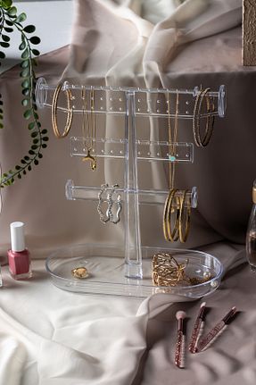 نظم دهنده جواهرات و آرایش سفید پلاستیک Nandy Home - کد 894464359