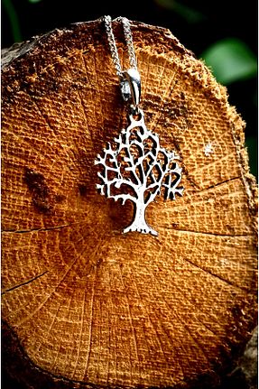 گردنبند نقره سفید زنانه 925 عیار Ebrar Silver - کد 896021268