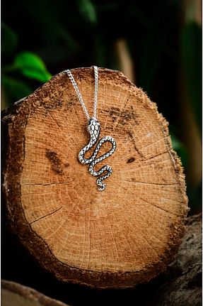 گردنبند نقره سفید زنانه 925 عیار Ebrar Silver - کد 896027544