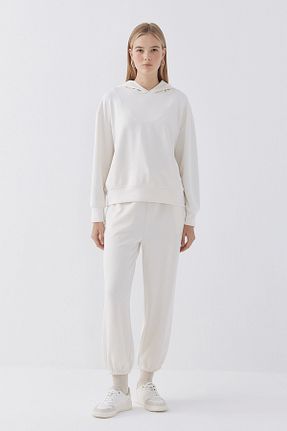 ست بالاتنه و پائین تنه بژ زنانه اورسایز MODA - کد 896026061