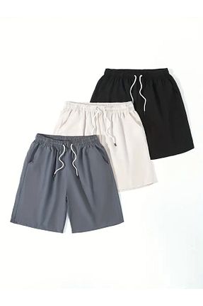 شلوارک و برمودا مشکی زنانه رگولار Karatopak - کد 896032507