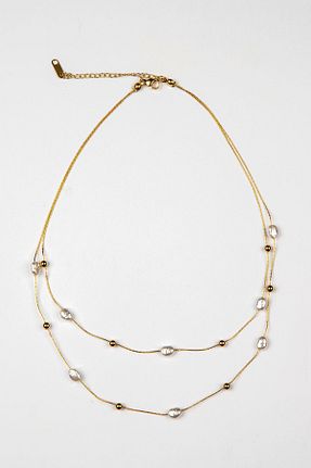 گردنبند استیل ( فولاد ) زنانه استیل (فولاد) Lila Rosa - کد 896040906