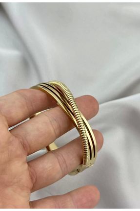 دستبند استیل (فولاد) طلائی استیل (فولاد) takinintonlari - کد 863241544