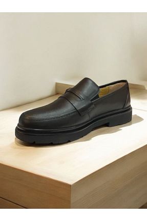 کفش کژوال مشکی مردانه چرم خالص BABUCCİ - کد 896032706