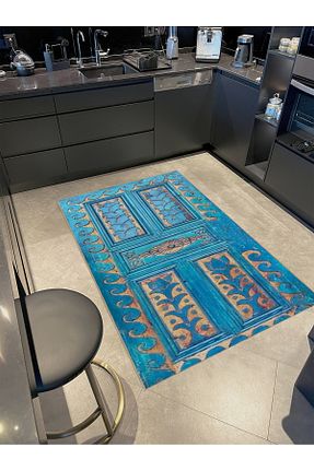فرش رنگی قابل شستشو Rugs Modern Halı - کد 896033984