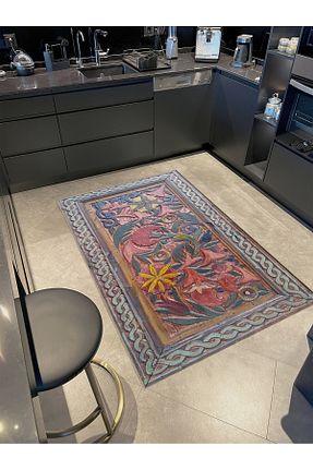 فرش رنگی قابل شستشو Rugs Modern Halı - کد 896034753