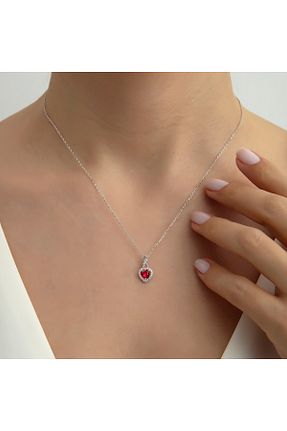 گردنبند نقره رنگی زنانه 925 عیار Usho Jewelry - کد 846696857