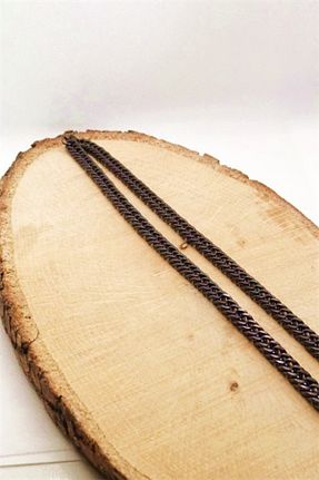 گردنبند استیل ( فولاد ) مشکی مردانه استیل (فولاد) OSMANLI GÜMÜŞ - کد 896053357