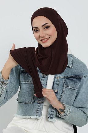 کلاه شنای حجاب قهوه ای زنانه Aisha