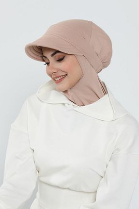 کلاه شنای حجاب قهوه ای زنانه Aisha