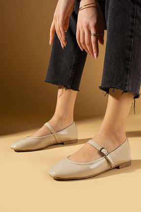 بابت بژ زنانه چرم مصنوعی Ege