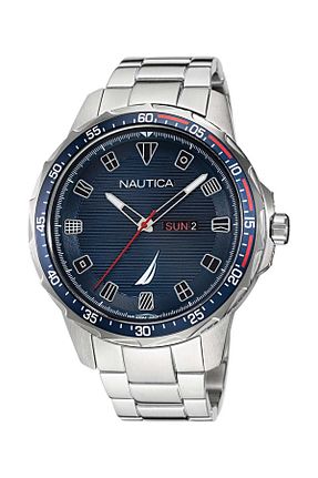 ساعت مچی سرمه ای مردانه 46 میلی متر Nautica - کد 469877855