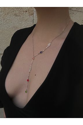 گردنبند جواهر زنانه pop up store - کد 896082145