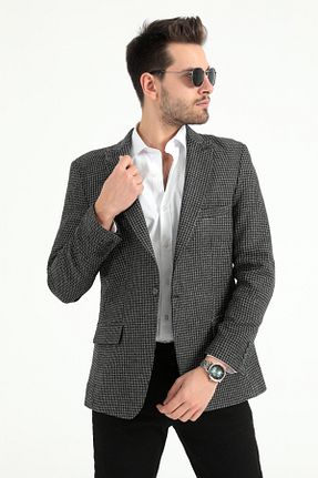 کت مشکی مردانه رگولار ModaPlaza - کد 896072163
