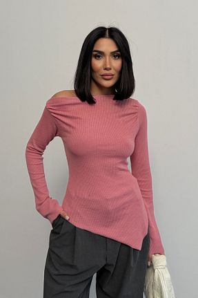بلوز صورتی زنانه ساده Bipantolon - کد 896077713