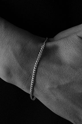 دستبند نقره سبز مردانه 925 عیار Ricco Jewellery - کد 896070239
