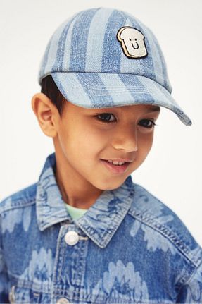 کلاه آبی بچه گانه پنبه ای H&M - کد 897413923