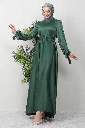 لباس حجاب سبز زنانه Kalem giz astore - کد 896073067