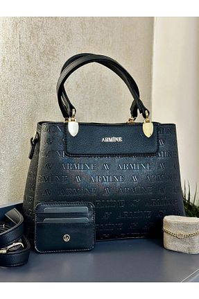 کیف دوشی مشکی زنانه چرم مصنوعی Armine - کد 896089223