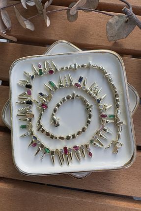 گردنبند استیل ( فولاد ) رنگی استیل (فولاد) My Joyas Design - کد 896091011