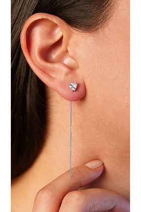 گوشواره نقره زنانه 925 عیار jelux silver - کد 804018129