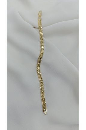 دستبند استیل (فولاد) طلائی زنانه استیل (فولاد) SENAM TAKI - کد 887148568