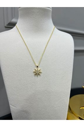 گردنبند استیل ( فولاد ) زرد زنانه استیل (فولاد) Store - کد 896131162