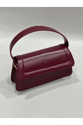کیف دستی زرشکی زنانه ابعاد کوچک ÇANTA - کد 873287977