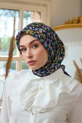 روسری مشکی پنبه ای İpekhan - کد 897323509